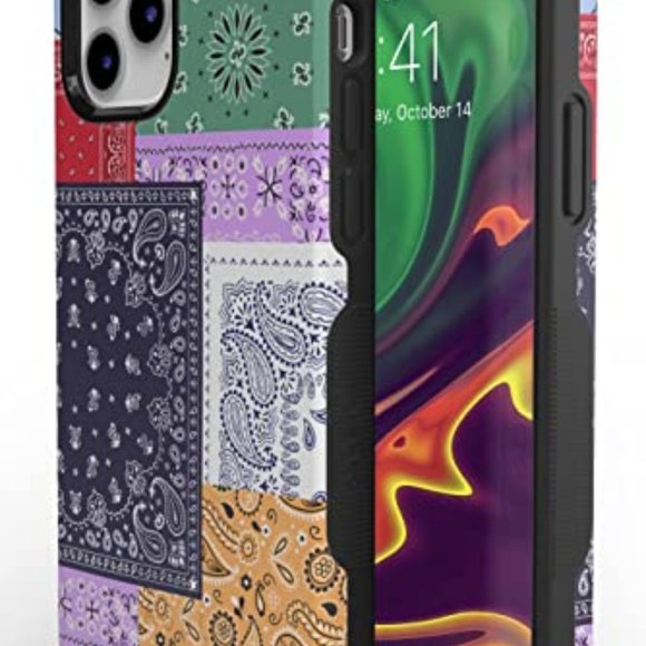 iPhone 11 Pro Max Phone CaseSwatch It UpPatchwork Bandana CaseCompatibl